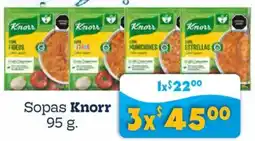 Soriana Híper Knorr sopas oferta