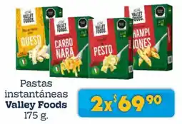 Soriana Híper Valley foods pastas instantáneas oferta