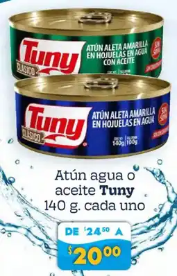 Soriana Híper Tuny atún agua o aceite oferta