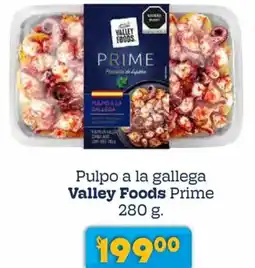 Soriana Híper Valley foods pulpo a la gallega prime oferta