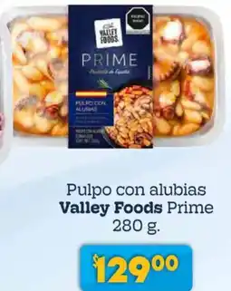 Soriana Híper Valley foods prime pulpo con alubias oferta