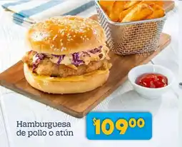 Soriana Híper Hamburguesa de pollo o atún oferta
