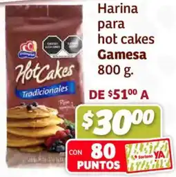 Soriana Híper Gamesa harina para hot cakes oferta