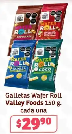 Soriana Híper Valley foods galletas wafer roll oferta