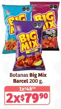 Soriana Híper Big mix barcel botanas oferta