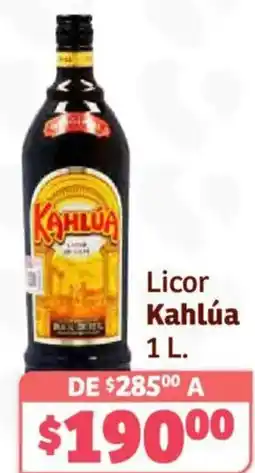 Soriana Híper Kahlúa licor oferta