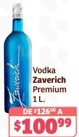 Soriana Híper Zaverich premium vodka oferta