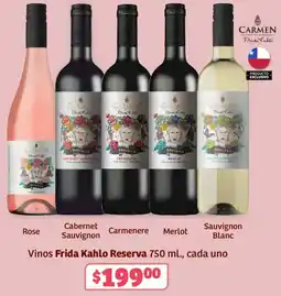 Soriana Híper Frida kahlo reserva vinos oferta