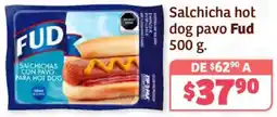 Soriana Híper Fud salchicha hot dog pavo oferta
