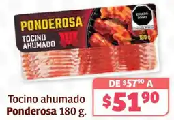Soriana Híper Ponderosa tocino ahumado oferta