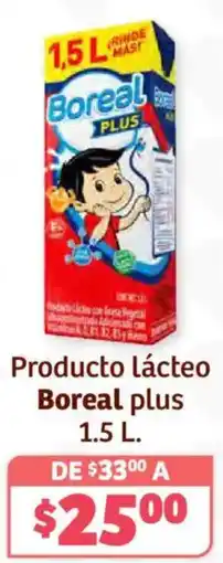 Soriana Híper Boreal producto lácteo plus oferta