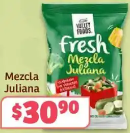 Soriana Híper Valley foods mezcla juliana oferta