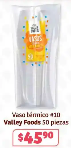 Soriana Híper Valley foods vaso térmico #10 oferta