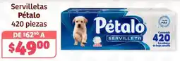 Soriana Híper Pétalo servilletas oferta