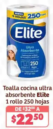 Soriana Híper Elite toalla cocina ultra absorbente oferta
