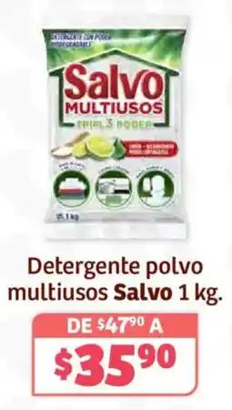 Soriana Híper Salvo detergente polvo multiusos oferta