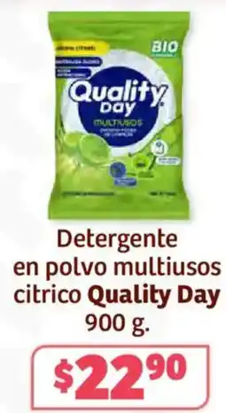 Soriana Híper Quality day detergente en polvo multiusos citrico oferta