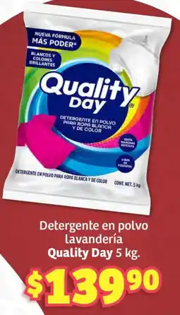 Soriana Híper Quality day detergente en polvo lavandería oferta