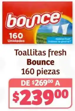Soriana Híper Bounce toallitas fresh oferta
