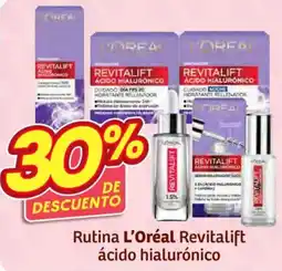 Soriana Híper L'oréal rutina revitalift ácido hialurónico oferta