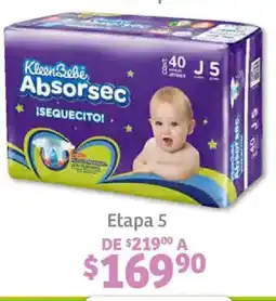Soriana Híper Kleenbebé absorsec pañales etapa 5 oferta