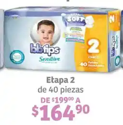 Soriana Híper Bbtips pañales etapa 2 oferta