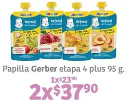 Soriana Híper Gerber papilla etapa 4 plus oferta