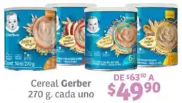 Soriana Híper Gerber cereal oferta