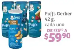 Soriana Híper Gerber puffs oferta