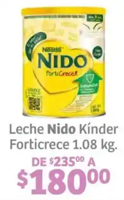 Soriana Híper Nido leche kinder forticrece oferta