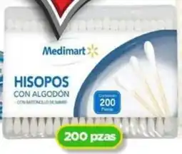 Bodega Aurrerá Medimart hisopos con algodón oferta