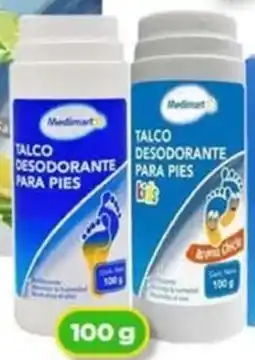 Bodega Aurrerá Medimart talco desodorante para pies para pies oferta