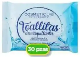 Bodega Aurrerá Cosmetic lab toallitas desmaquillantes oferta