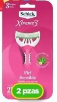 Bodega Aurrerá Schick xtreme3 oferta
