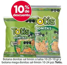 Zorro Totis botana donitas sal limón s/salsa oferta