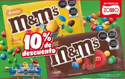 Zorro M&m chocolate oferta