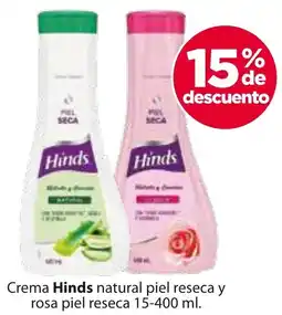 Zorro Hinds crema natural piel reseca y rosa piel reseca oferta