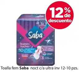 Zorro Saba toalla fem noct c/a ultra inv oferta