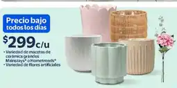 Walmart Mainstays o hometrends variedad de macetas de cerámica grandes oferta