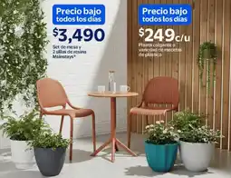 Walmart Mainstays set de mesa y 2 sillas de resina oferta