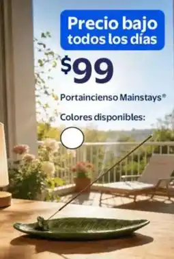 Walmart Mainstays portaincienso oferta