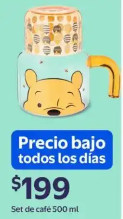 Walmart Set de café oferta