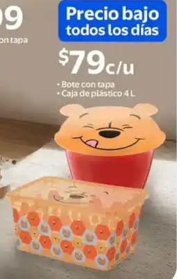 Walmart Bote con tapa oferta