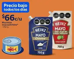 Walmart Heinz mayonesa en pouch oferta