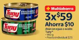 Walmart Tuny atún en agua o aceite oferta