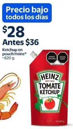Walmart Heinz ketchup en pouch oferta