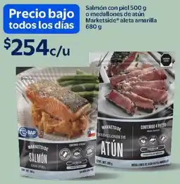 Walmart Marketside salmón con piel oferta