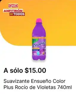 OXXO Ensueño suavizante color plus oferta