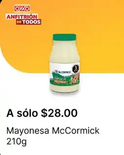 OXXO McCormick mayonesa oferta