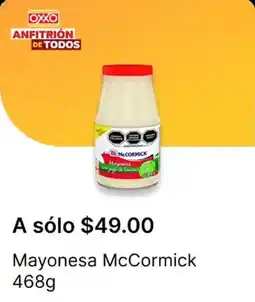 OXXO McCormick mayonesa oferta
